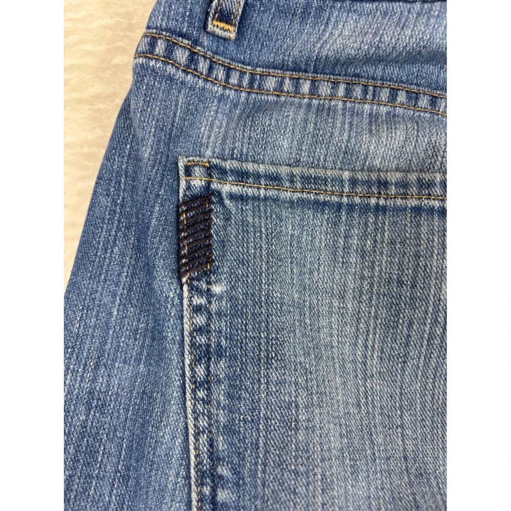 Paige Mens 36x33 Jeans Grungy Medium Blue Wash USA Made